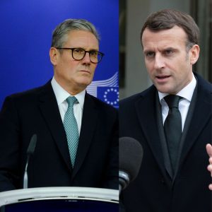 BRITISH PRIME Minister Keir Starmer (left) and French President Emmanuel Macron. shutterstock - Frederic Legrand - COMEO, Alexandros Michailidis